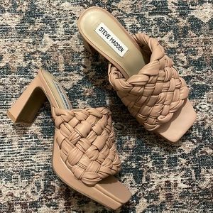Steve Madden - Braid Nude Platform Heel